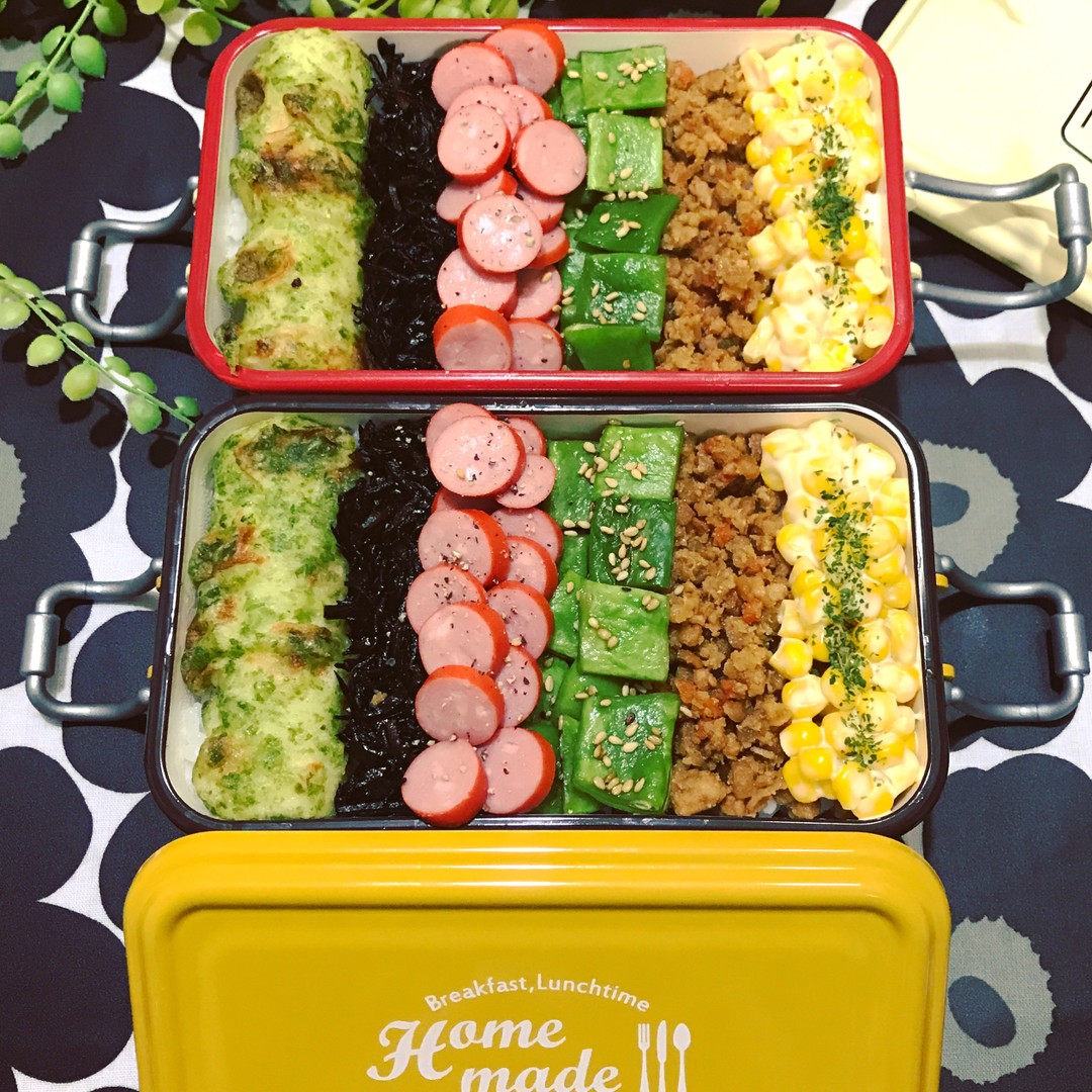 6色乗っけ×2弁当