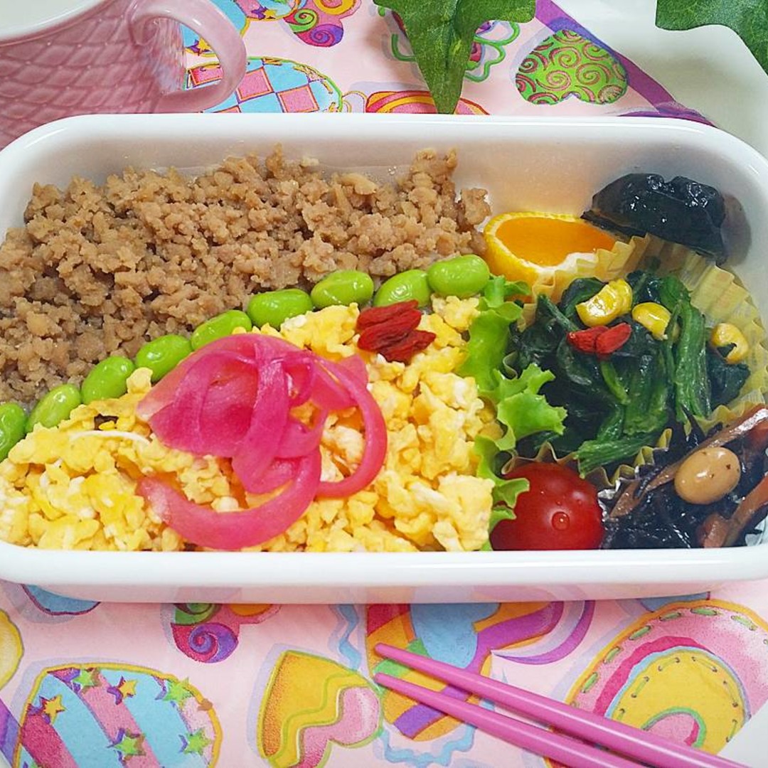 鶏そぼろご飯のお弁当