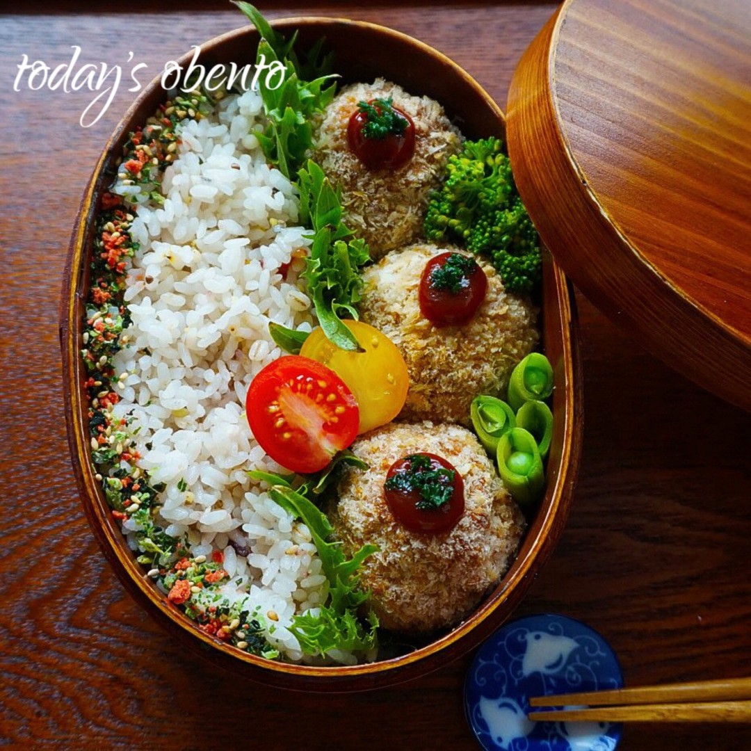 芽キャベツメンチのお弁当🍱