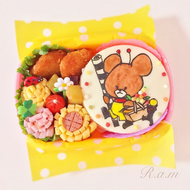 くまのがっこう♡ジャッキー サンドイッチ弁当