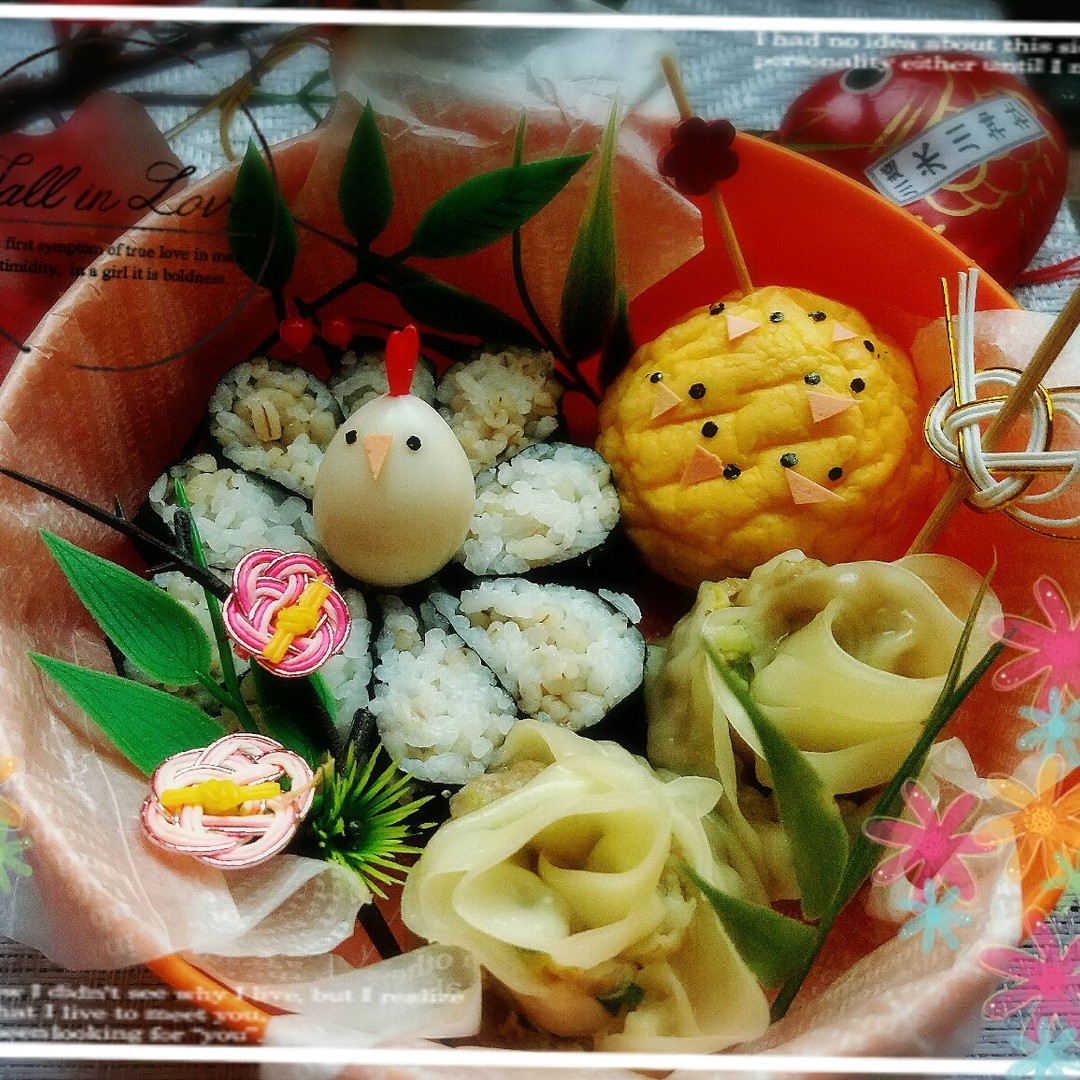 酉年弁当③