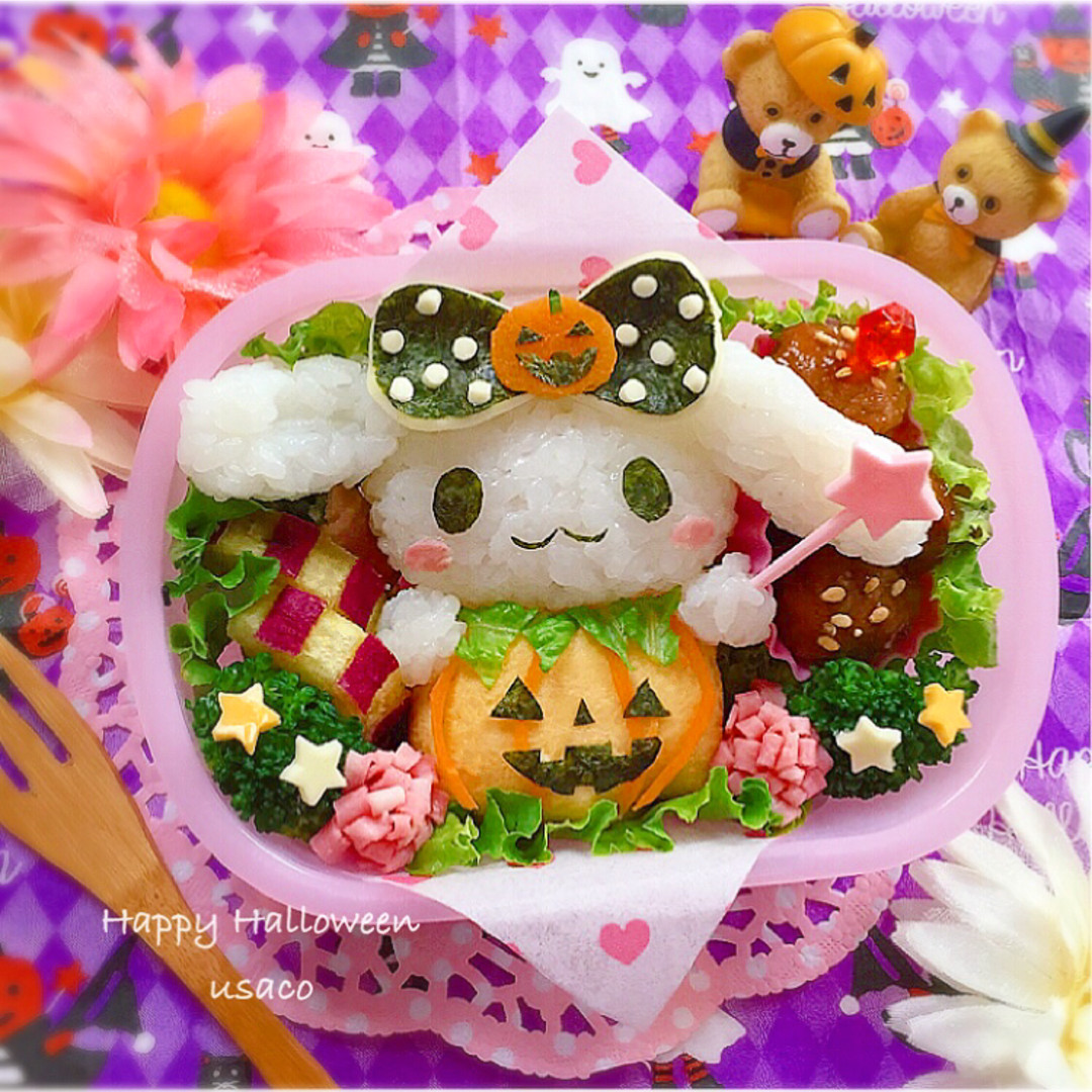 シナモンのハロウィン弁当🎃