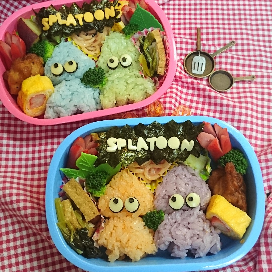 スプラトゥーン🎵カラフル弁当