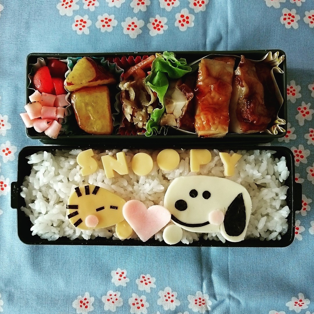 スヌーピー&ウッドストック弁当
