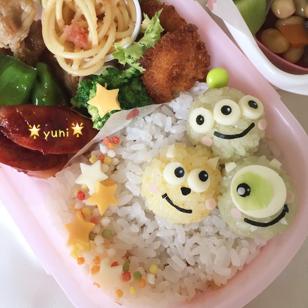 🎋七夕弁当〜マイク&サリー😁
