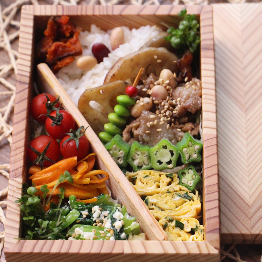豚肉レンコン炒め弁当