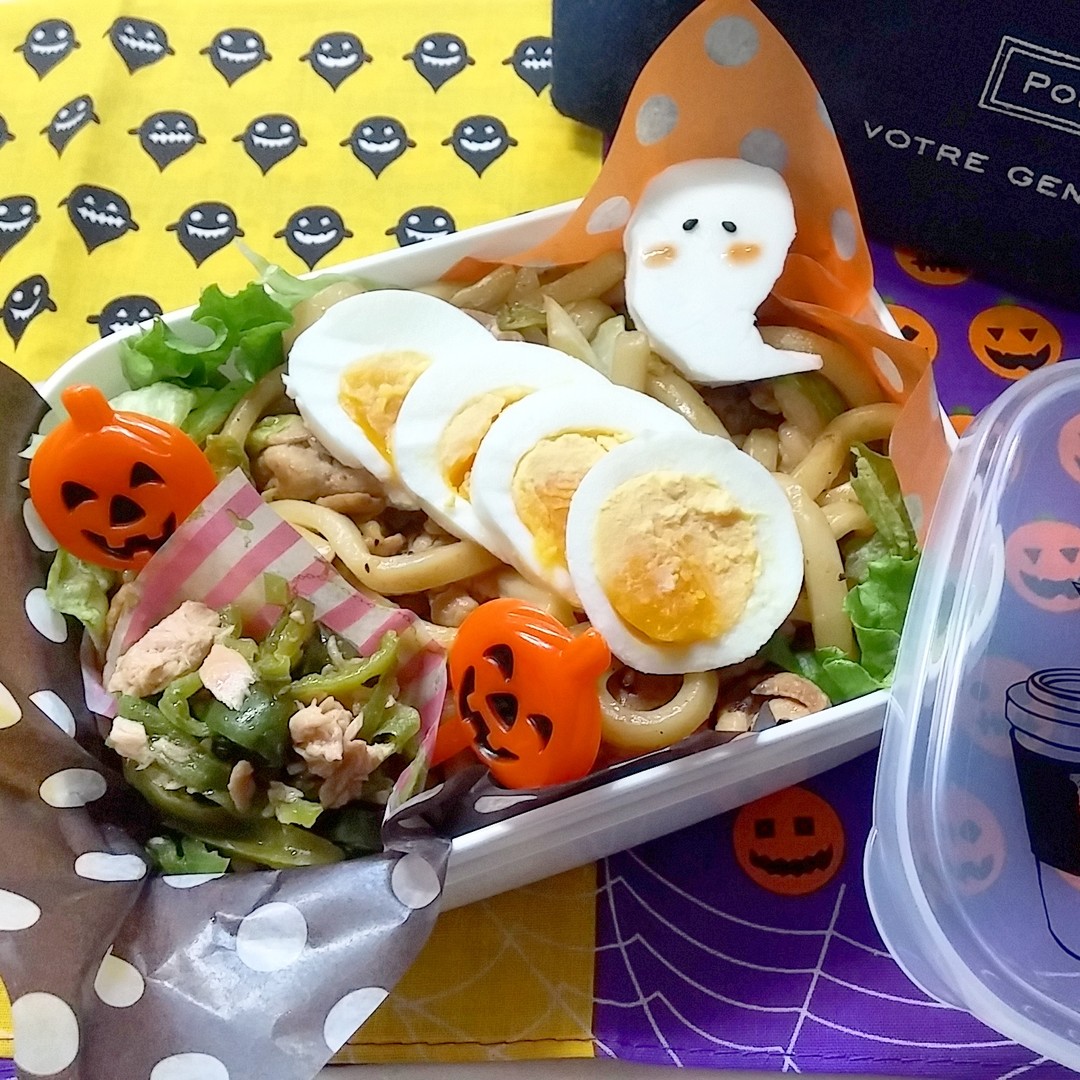 キャスパー付き焼きうどん弁当