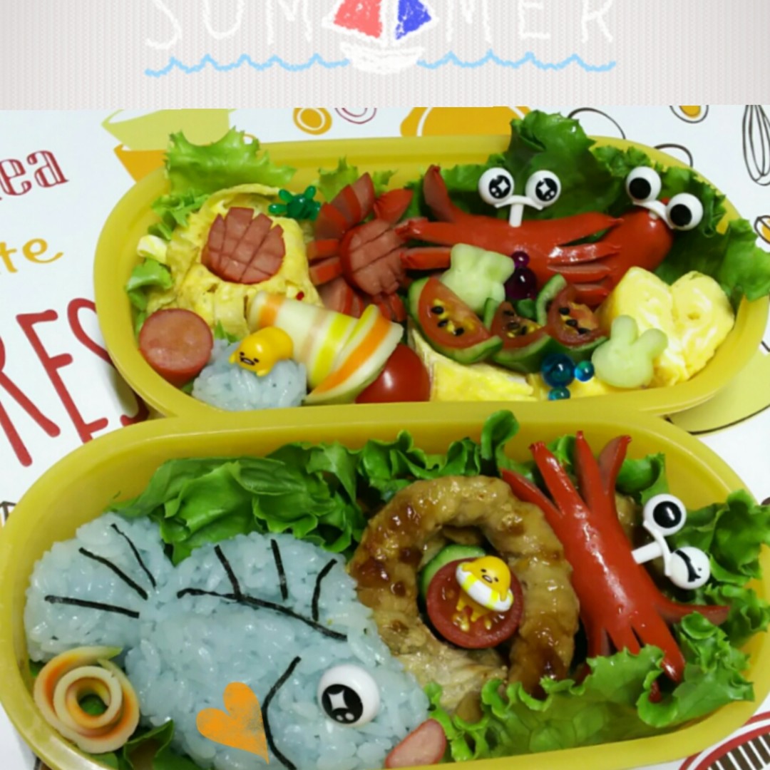 夏🍉咲き🌻ドリー弁当≪夏、先取り弁当≫