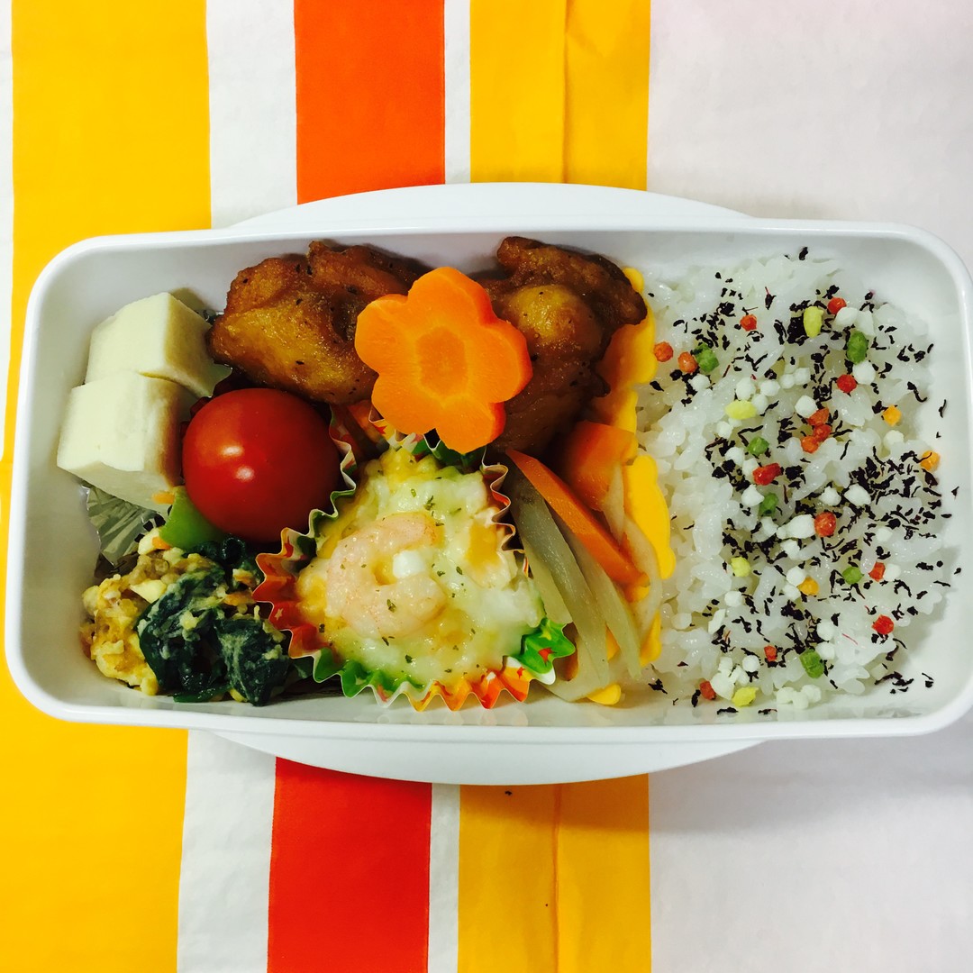 カラフルふりかけ弁当