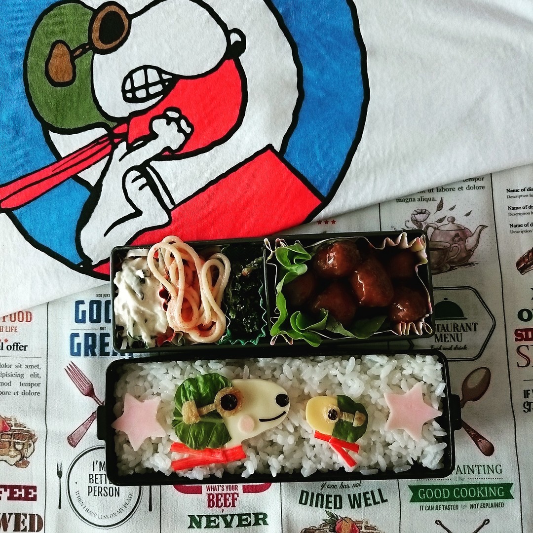 フライングスヌーピー&ウッドストック弁当