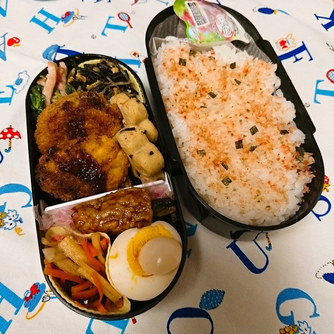 カボチャコロッケ弁当