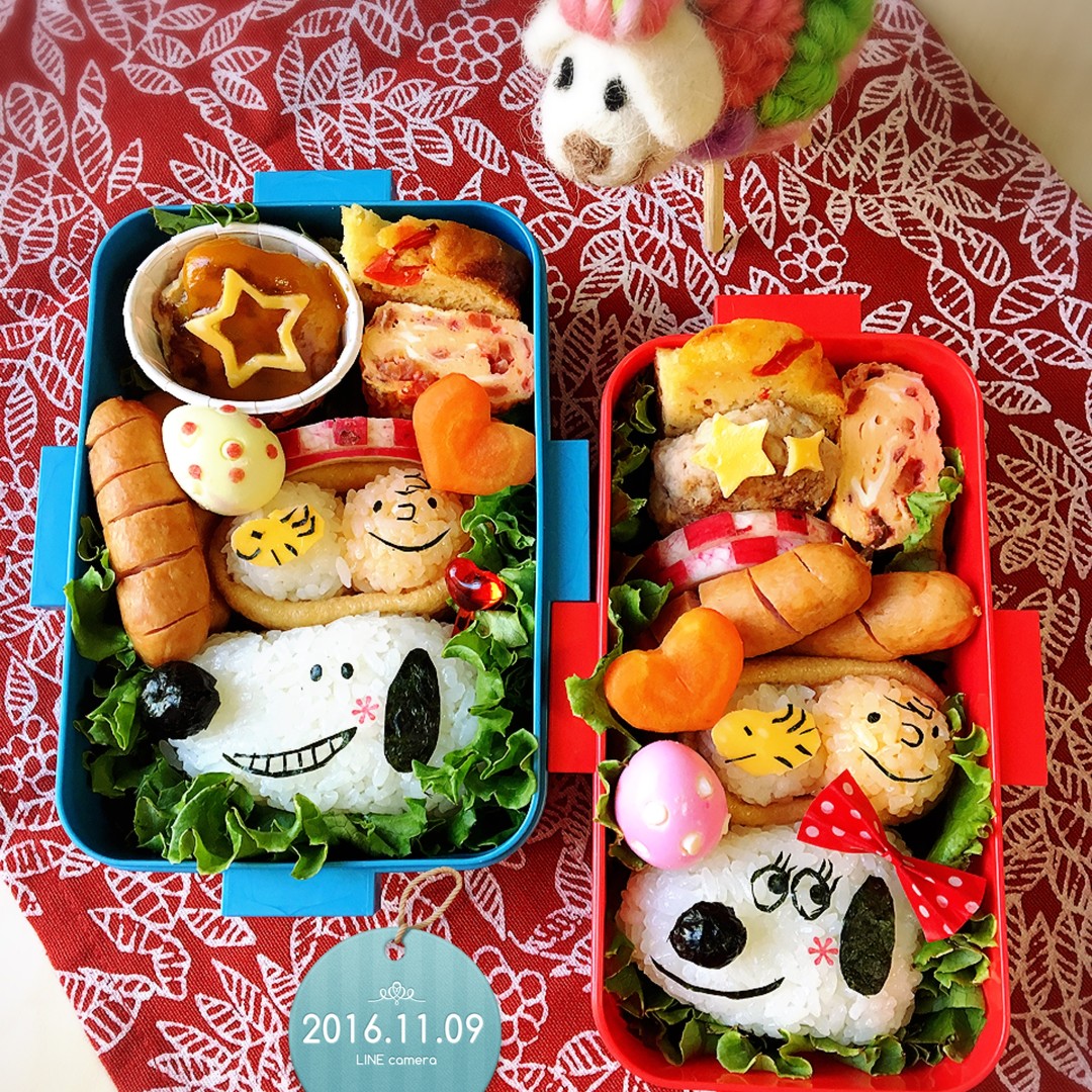 スヌーピーと友達弁当