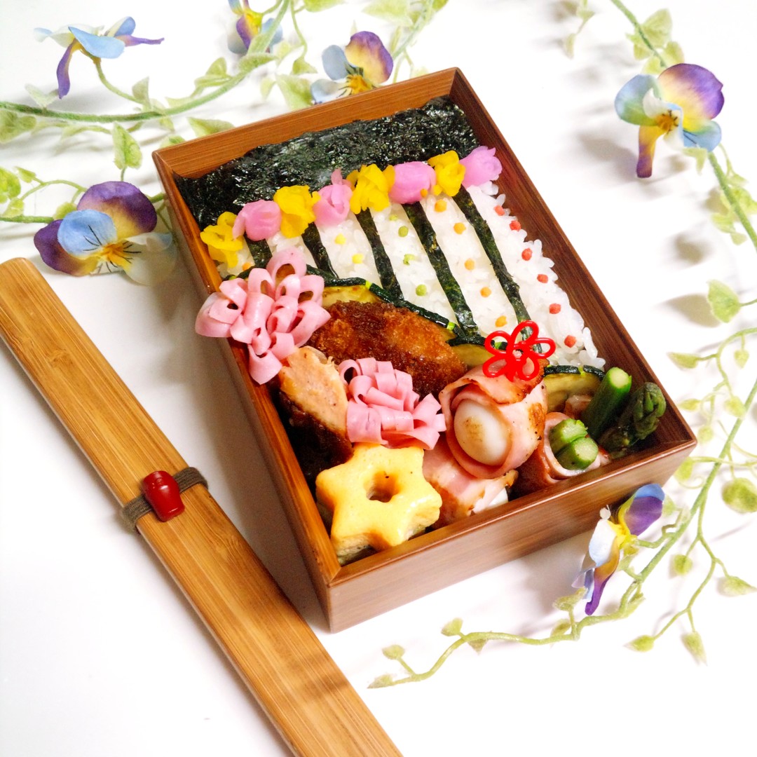 カラフルのり弁✧!!!