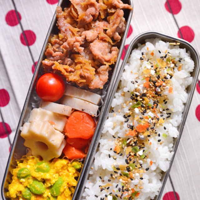 #828 豚の生姜焼き弁当