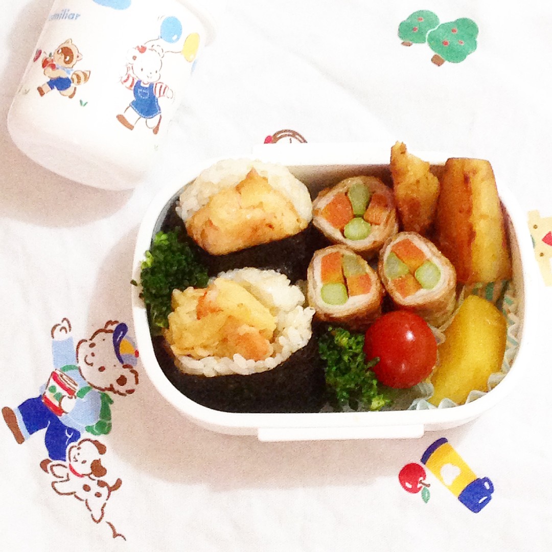 秋の遠足🍁天むす弁当🍙