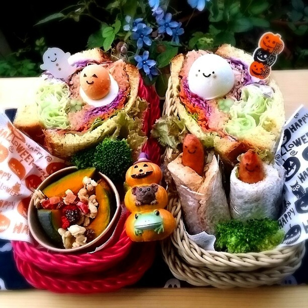 旦那さんの朝ごパン&私のお昼お弁当♪