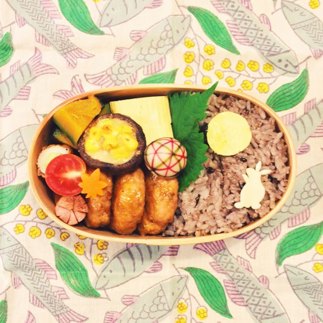 鶏つくねのお月見弁当