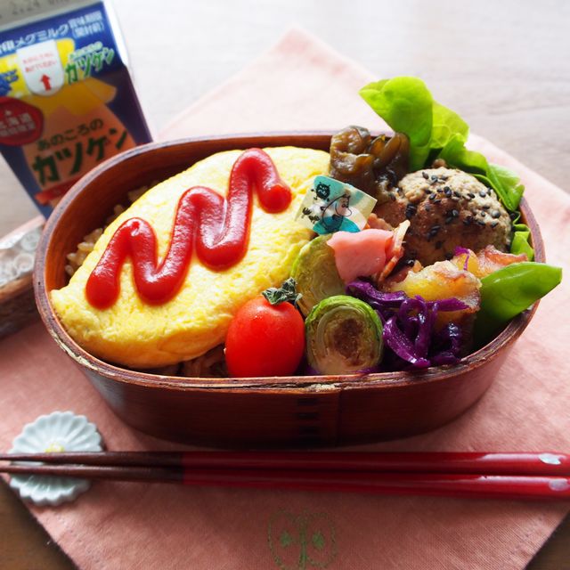 ミニオムレツ弁当
