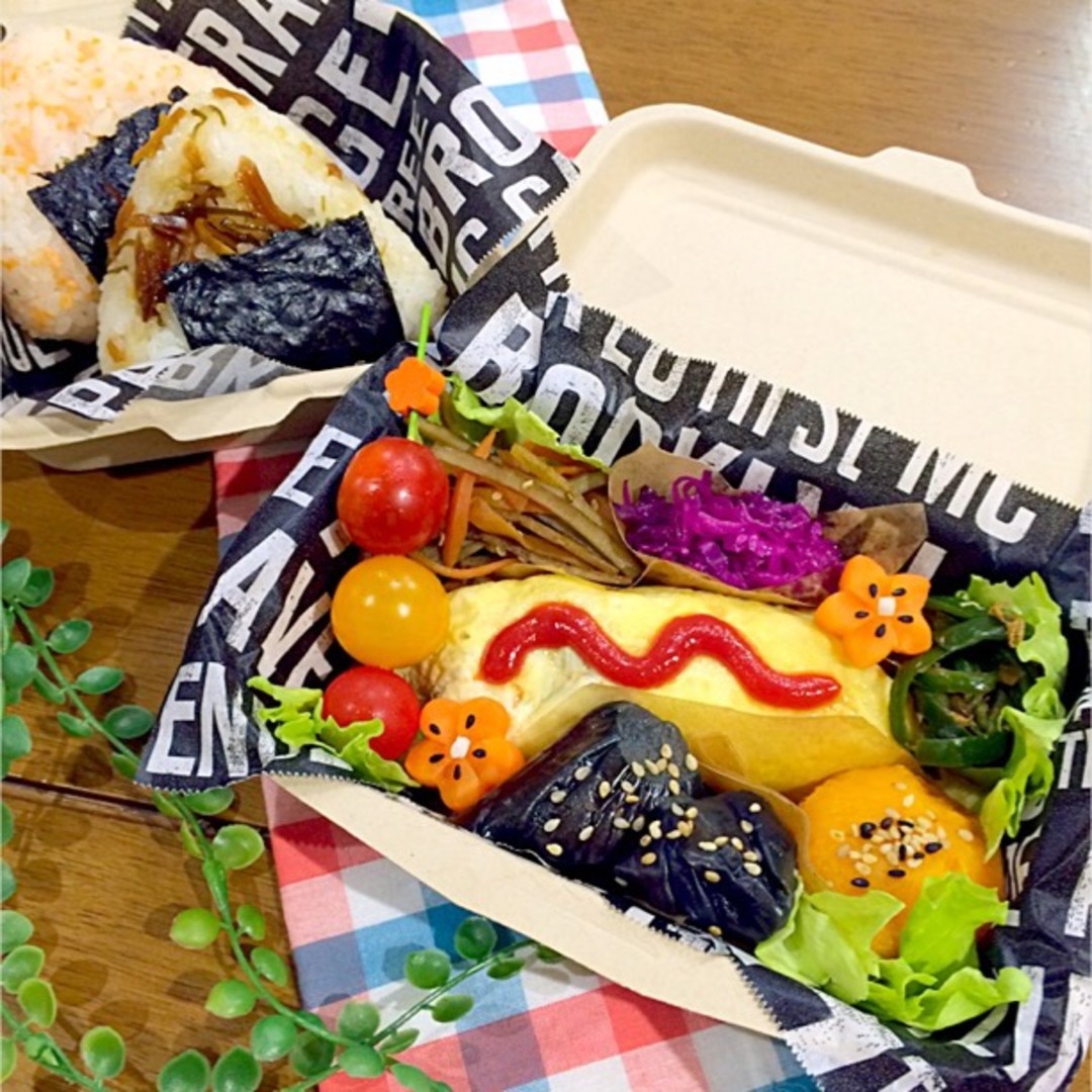 ☆ミートオムレツパパ弁☆