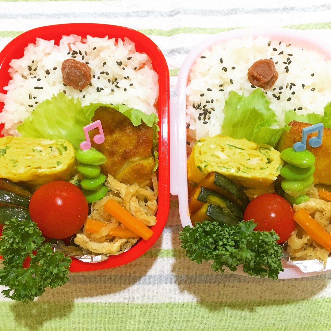 姉妹のお弁当