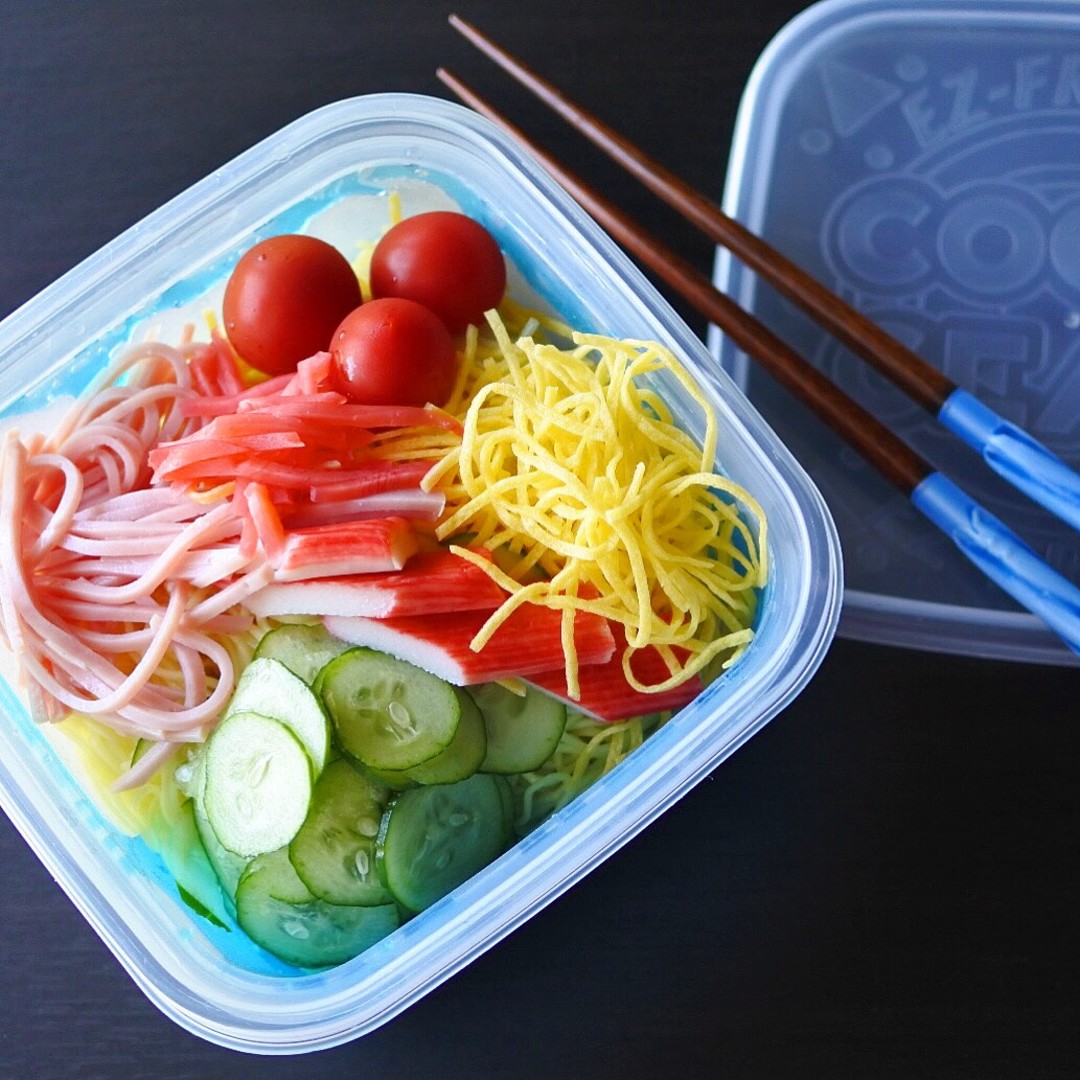 クールジェルタッパーde冷やし中華弁当