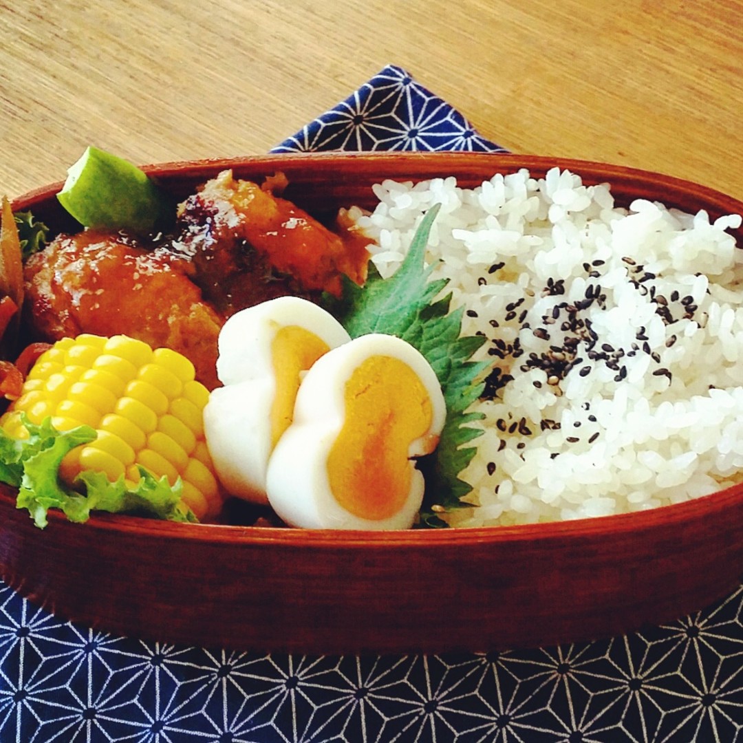 手抜きハンバーグ弁当