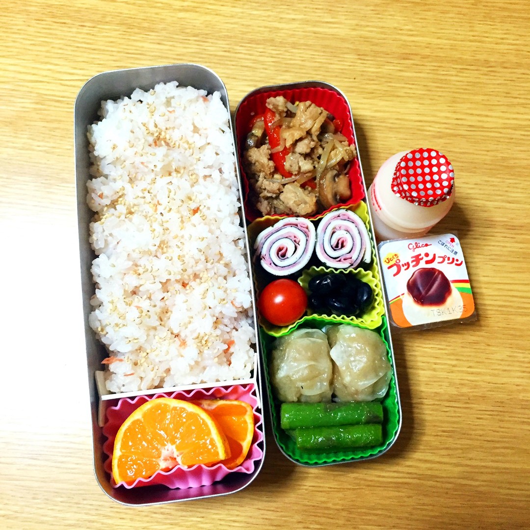 ひき肉もやし弁当