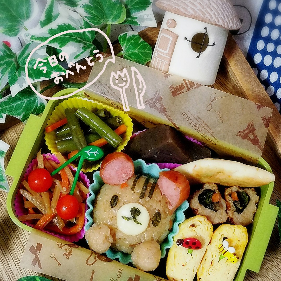 リスのおむすび弁当