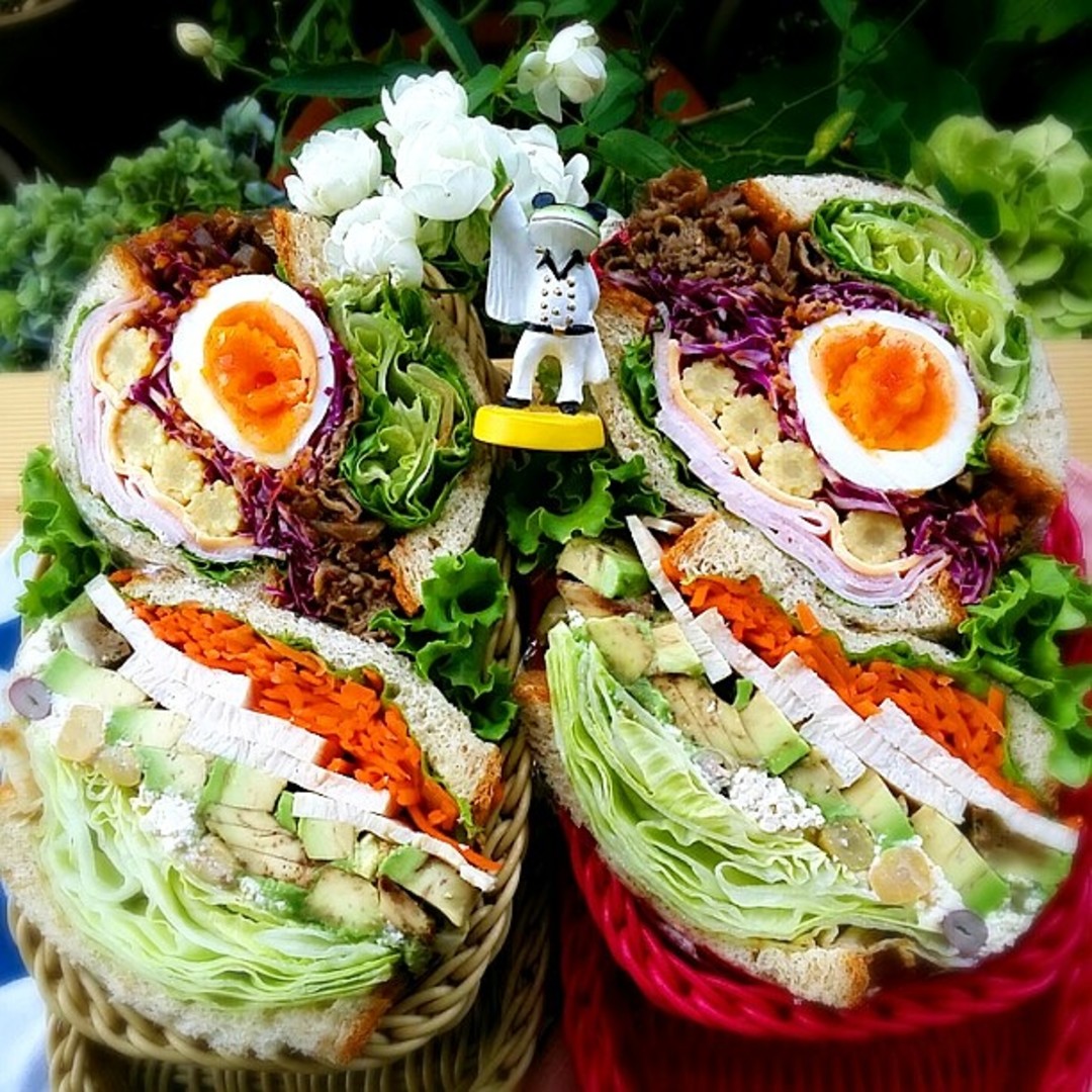 旦那さんの朝ごパン&私のお昼お弁当♪