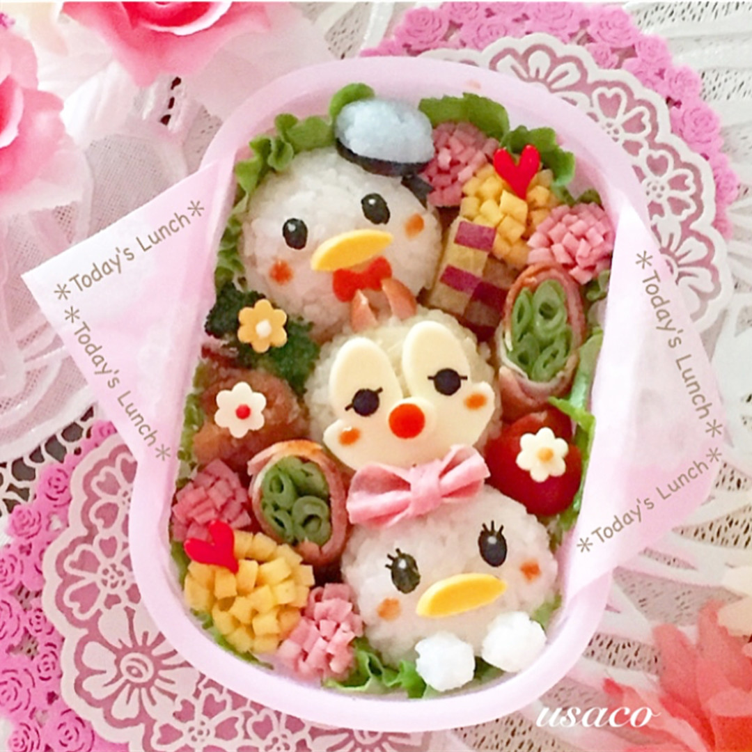 ドナデジ＆デールのお弁当♡