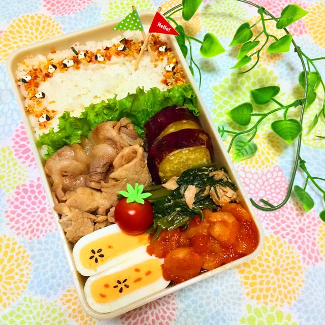 ふつーのお弁当…