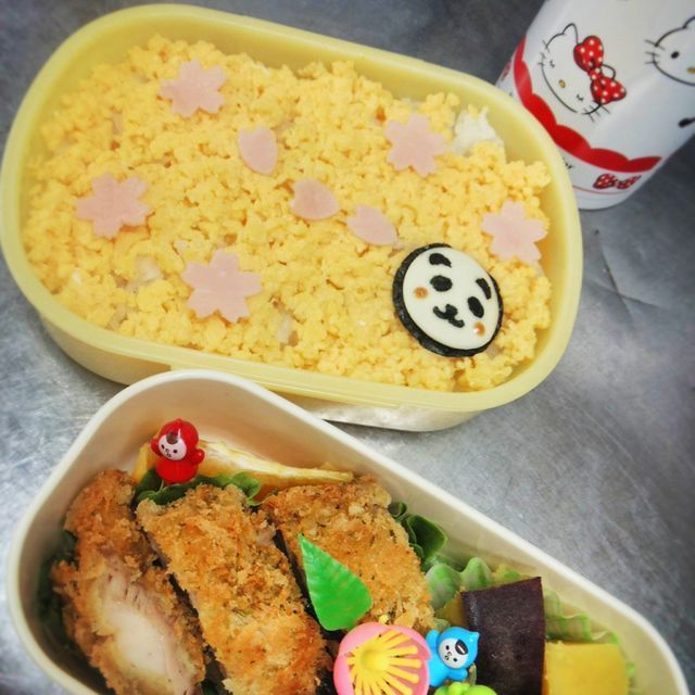炒り卵弁当🐼💗