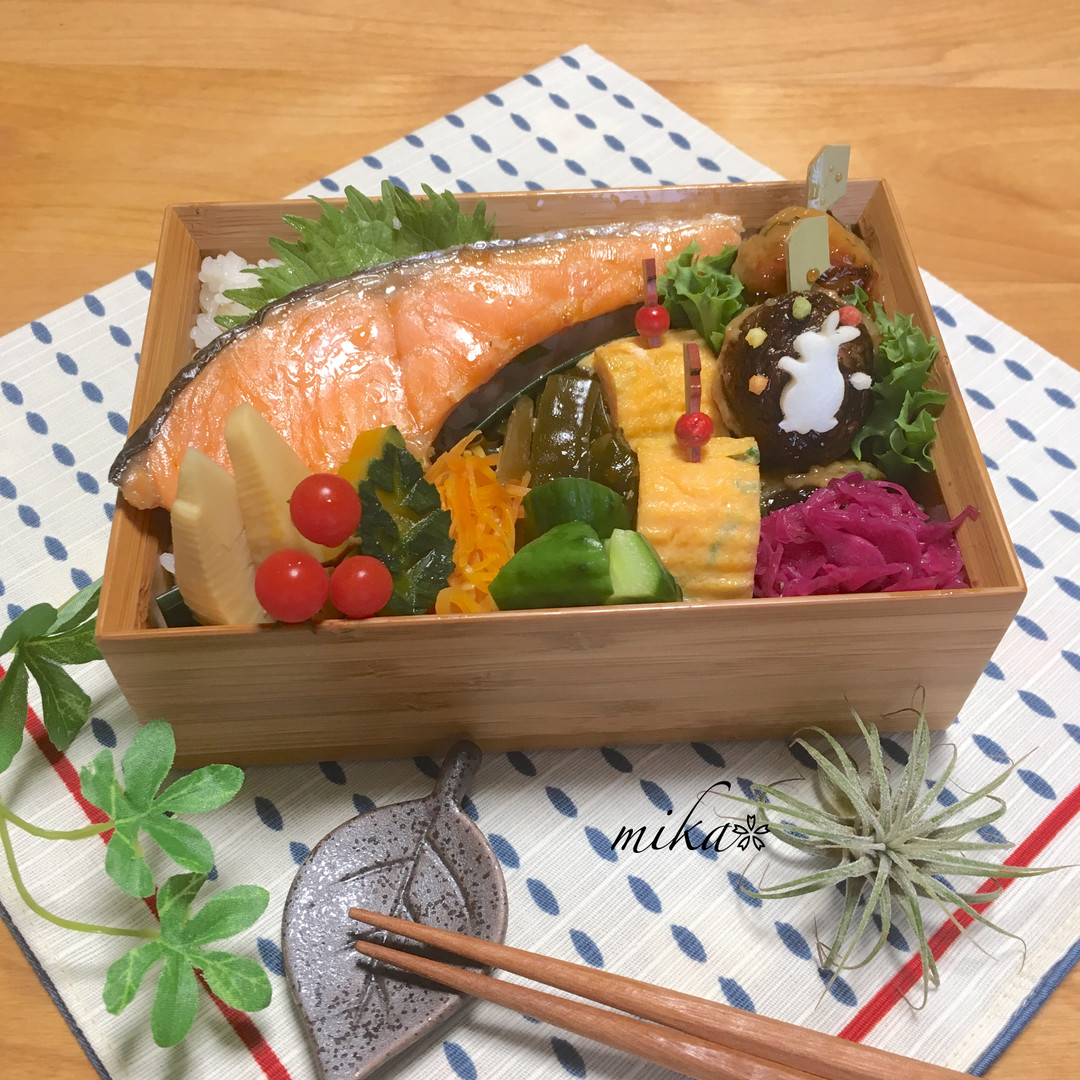 焼き鮭弁当
