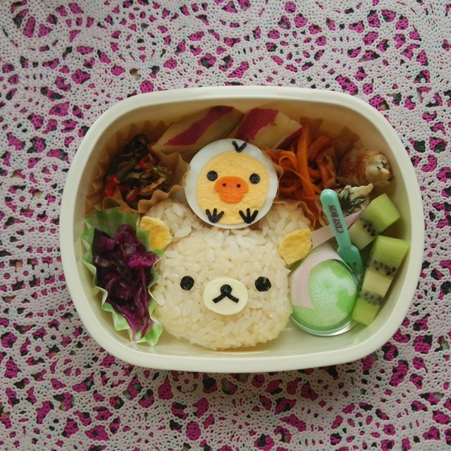 りらくまキイロイトリ弁当