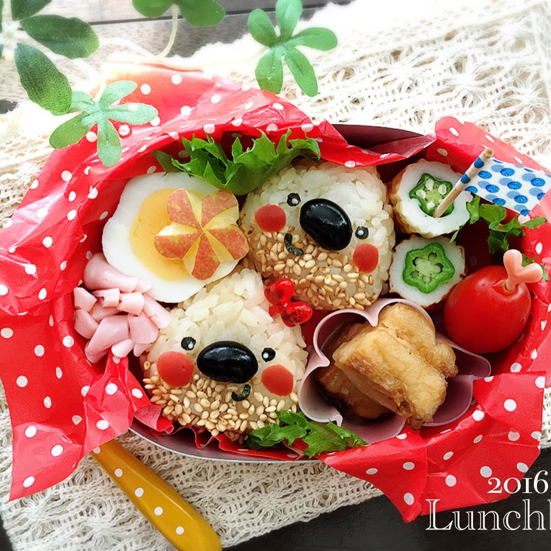 くりちゃんおにぎり弁当♬