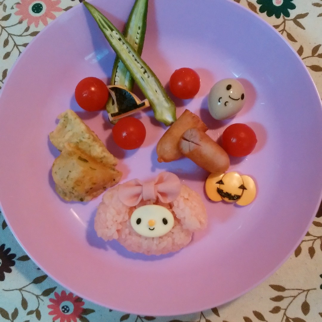 マイメロちゃんのハロウィンプレート