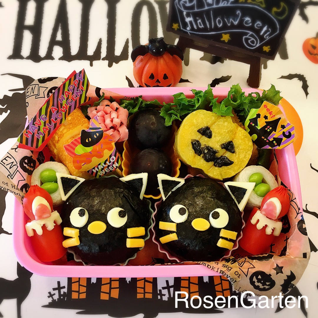 ハロウィン弁当🎃黒ネコちゃん