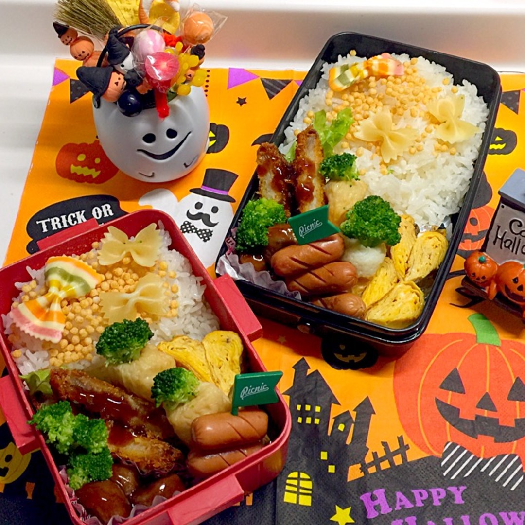 リボン🎀&ハート♥️弁当🍱