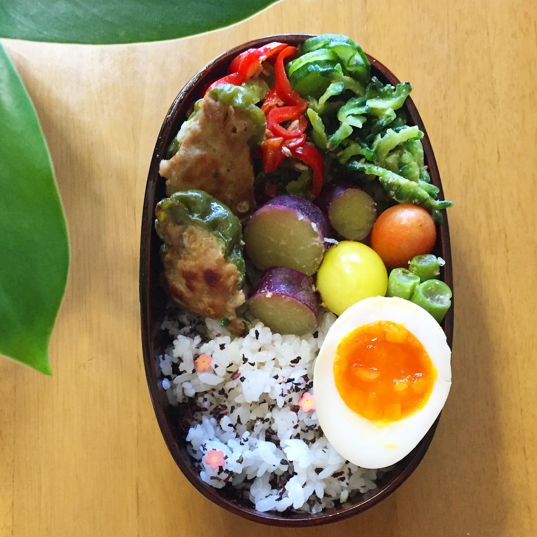 ピーマン肉詰め おべん🍱