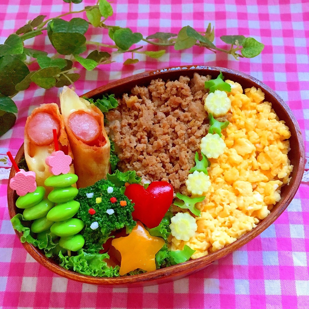 二色そぼろ弁当