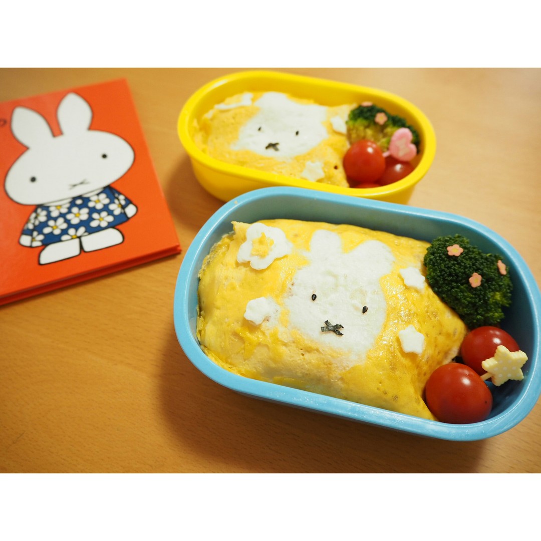 ミッフィーちゃんのオムライス弁当