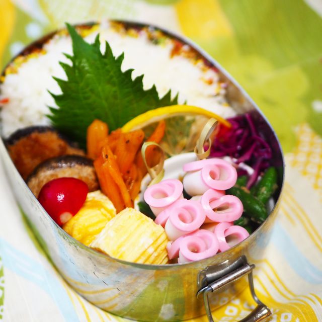 椎茸の肉詰め弁当