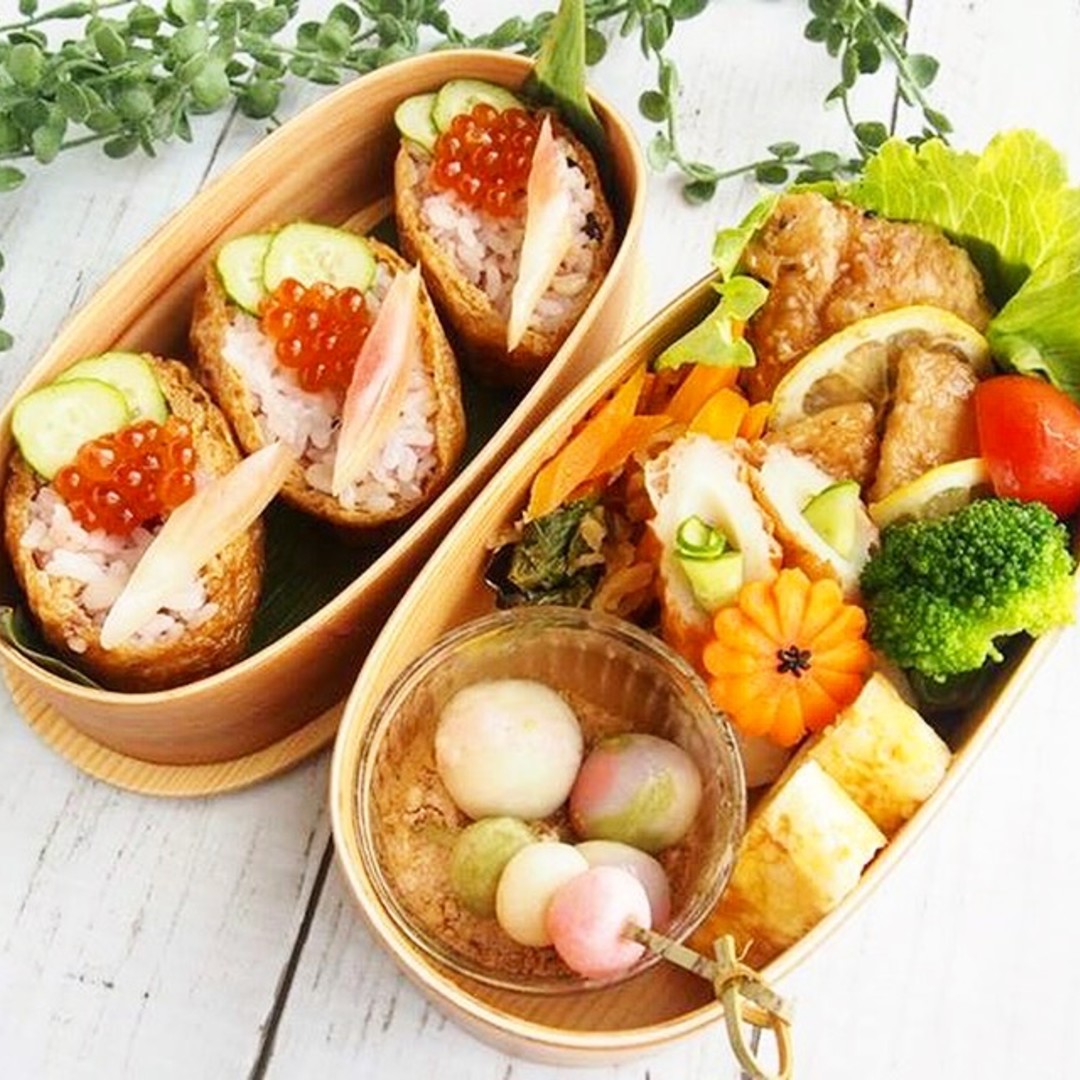 いくら稲荷弁当