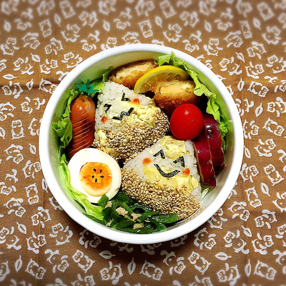 栗おにぎり弁当♫