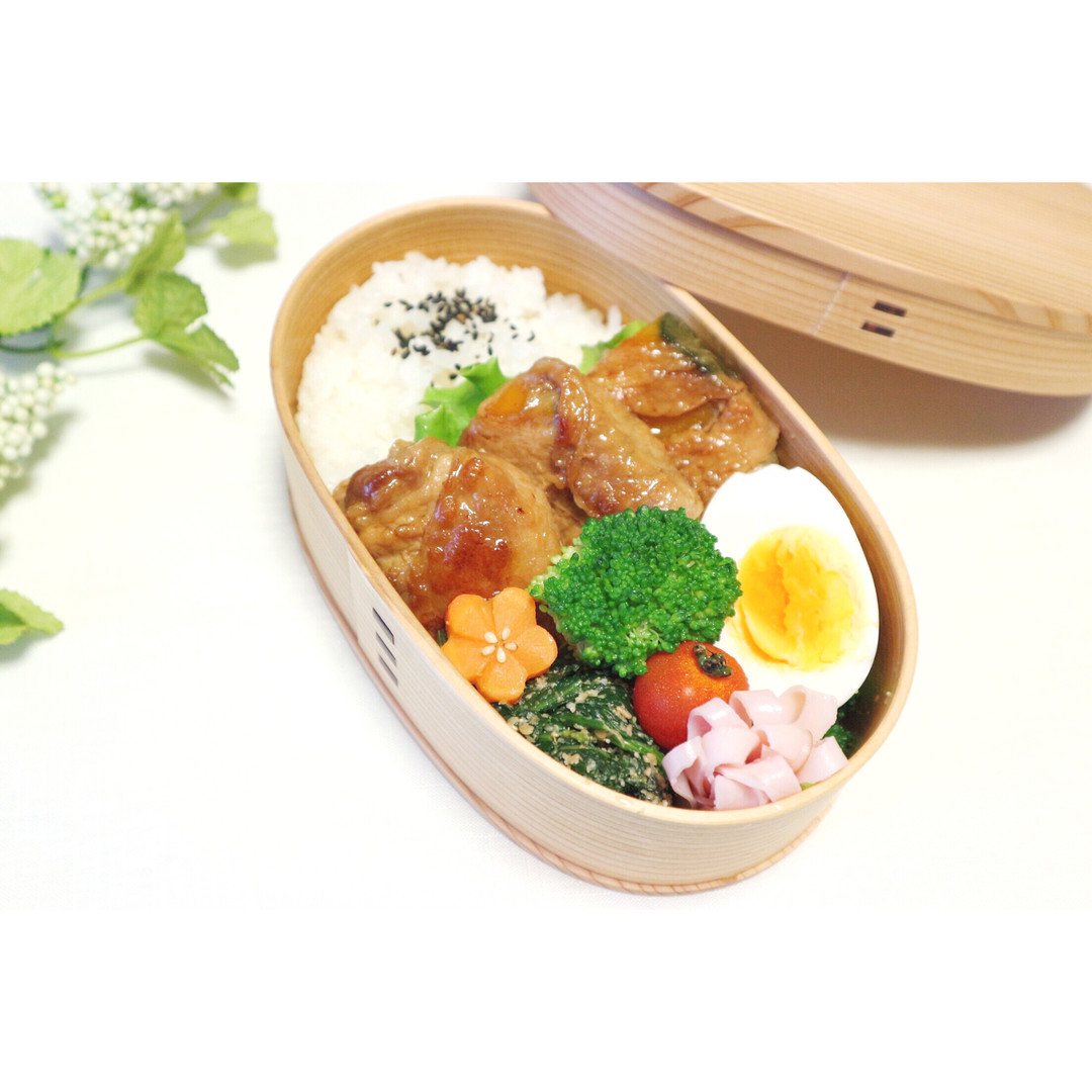 かぼちゃ肉巻き弁当