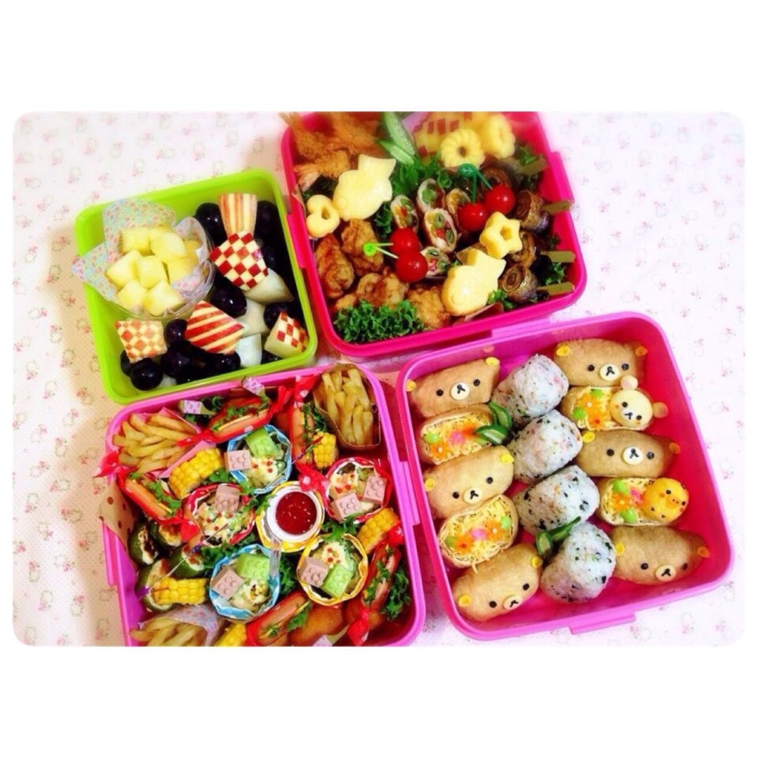 リラックマいなり♡運動会弁当‼︎