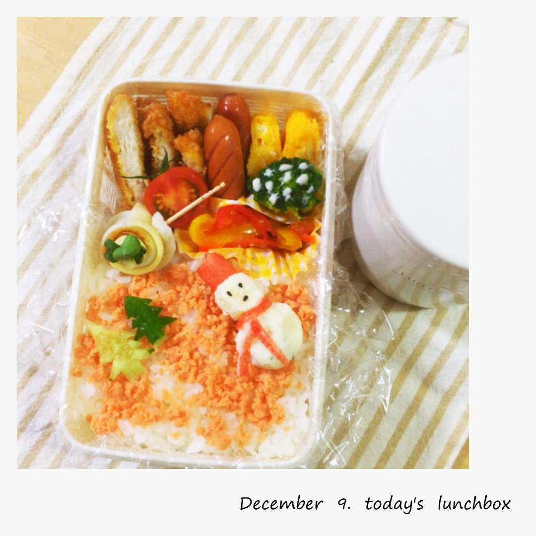 雪だるま弁当