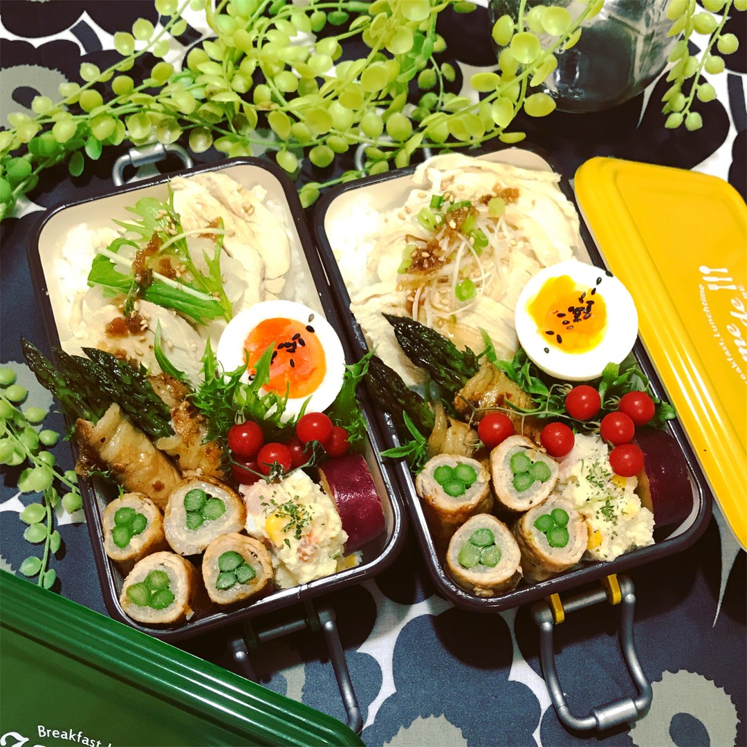 ネギ塩蒸し鶏丼×2弁当