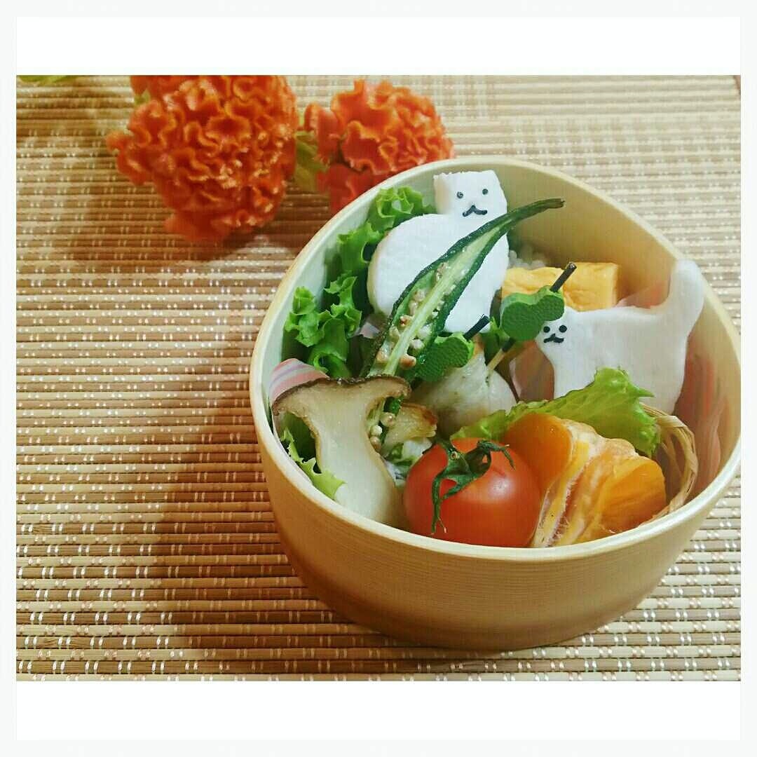 ゆるねこさんのかくれんぼお弁当