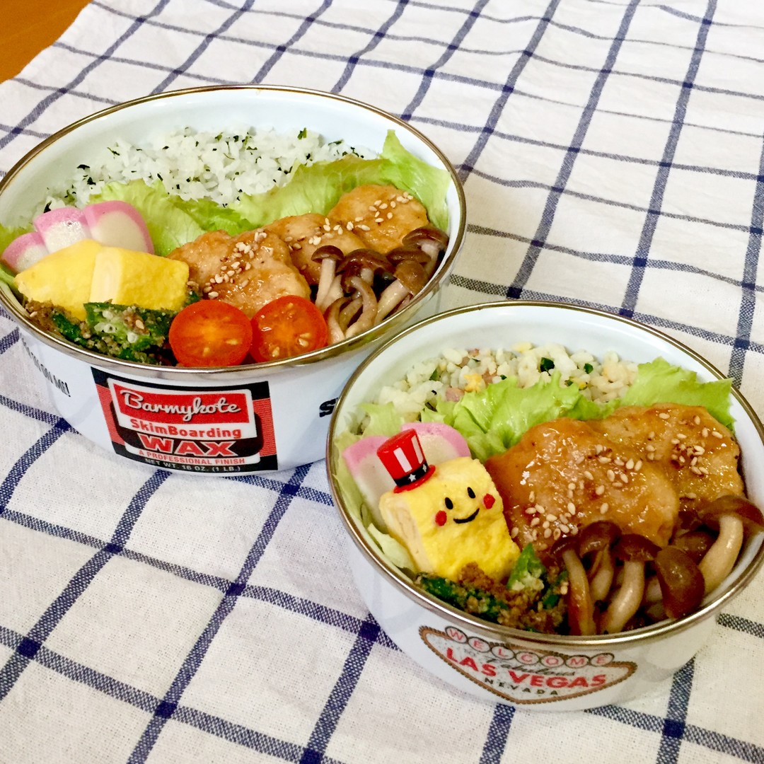 鶏つくねのお弁当♡